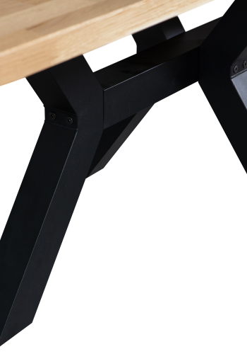 WOOOD COMBI-TABLO: XL BORDPLADE I EGEGRUND 240X100 & ZEELAND BEN [fsc]