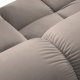 MICADONI Bellis Modul sofa, 3 seter - beige flyel og sort plast