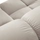 MICADONI Bellis Modul sofa, 3 seter - beige flyel og sort plast
