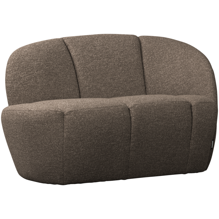 WOOOD Mojo 2-pers. bnk element, hjre - brun meleret boucl