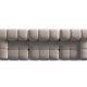 MICADONI Bellis Modul sofa, 3 seter - beige flyel og sort plast