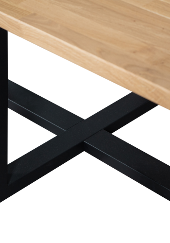 WOOOD COMBI-TABLO: XL BORDPLADE I EGETR 240X100 & DRENTHE BEN [fsc]