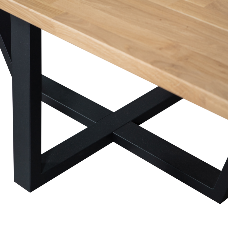 WOOOD COMBI-TABLO: XL BORDPLADE I EGETR 240X100 & DRENTHE BEN [fsc]