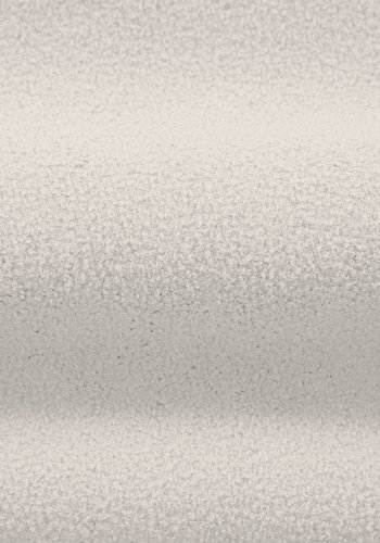 MICADONI Jenny sofa, 4 seter - hvit boucl og sort plast