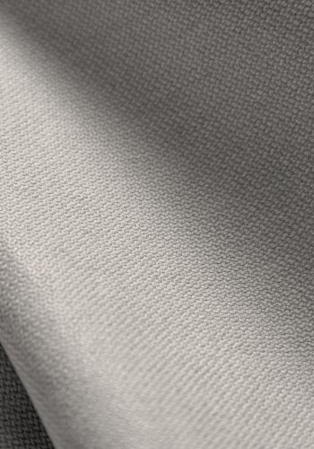 MICADONI Jodie sofa, 3 seter - grtt stoff og sort plast