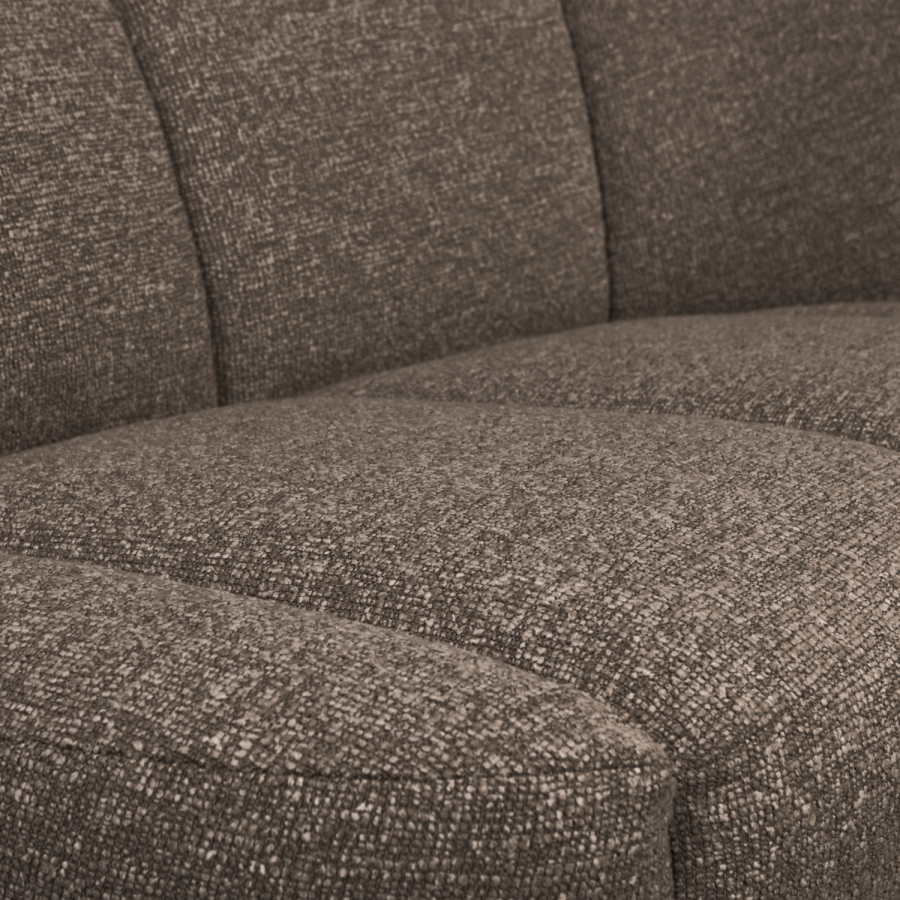 WOOOD Mojo 2-pers. bnk element, hjre - brun meleret boucl