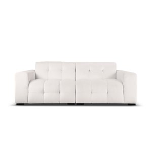 MICADONI Kendal sofa, 4 sder - gr fljl og sort bgetr