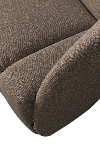 WOOOD Mojo 2-pers. bnk element, hjre - brun meleret boucl