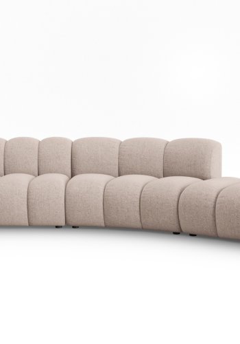 MICADONI Lupin Modul sofa, hjre, 5 sder - beige chenille 