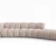MICADONI Lupin Modul sofa, hjre, 5 sder - beige chenille 