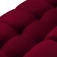 MICADONI Mamaia sofa, 2 sder - rd fljl og sort metal