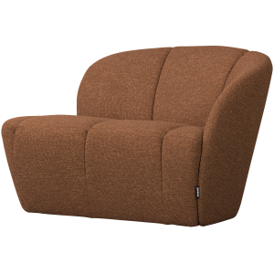 WOOOD Mojo 2-pers. bnk element, hjre - rustbrun meleret boucl