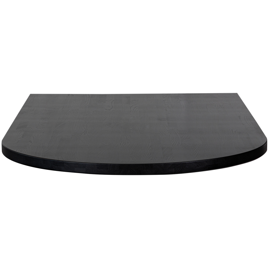 WOOOD TABLO LUNGO SIDOBORDSSKIVA RUND ASK BLACKNIGHT MATT [fsc]