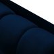 MICADONI Mamaia sofa, 3 seter - bl flyel og sort metall