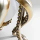 KARE DESIGN Animal Octopus bordlampe - hvid glas og guld polyresin