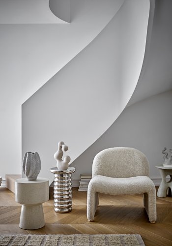 BLOOMINGVILLE Basso sidebord, naturlig, harpiks