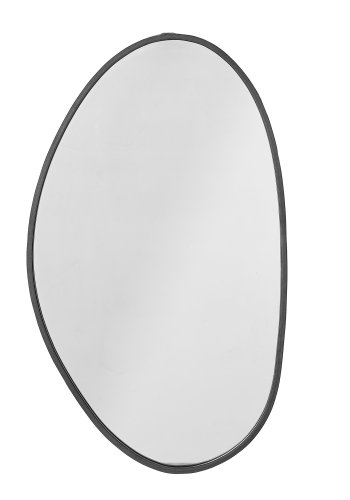 CREATIVE COLLECTION Faun Spiegel, Schwarz, Eisen, L70xH40xB2 cm