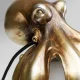 KARE DESIGN Animal Octopus bordlampe - hvid glas og guld polyresin