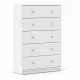 TVILUM May Kommode - weiß, mit 5 Schubladen