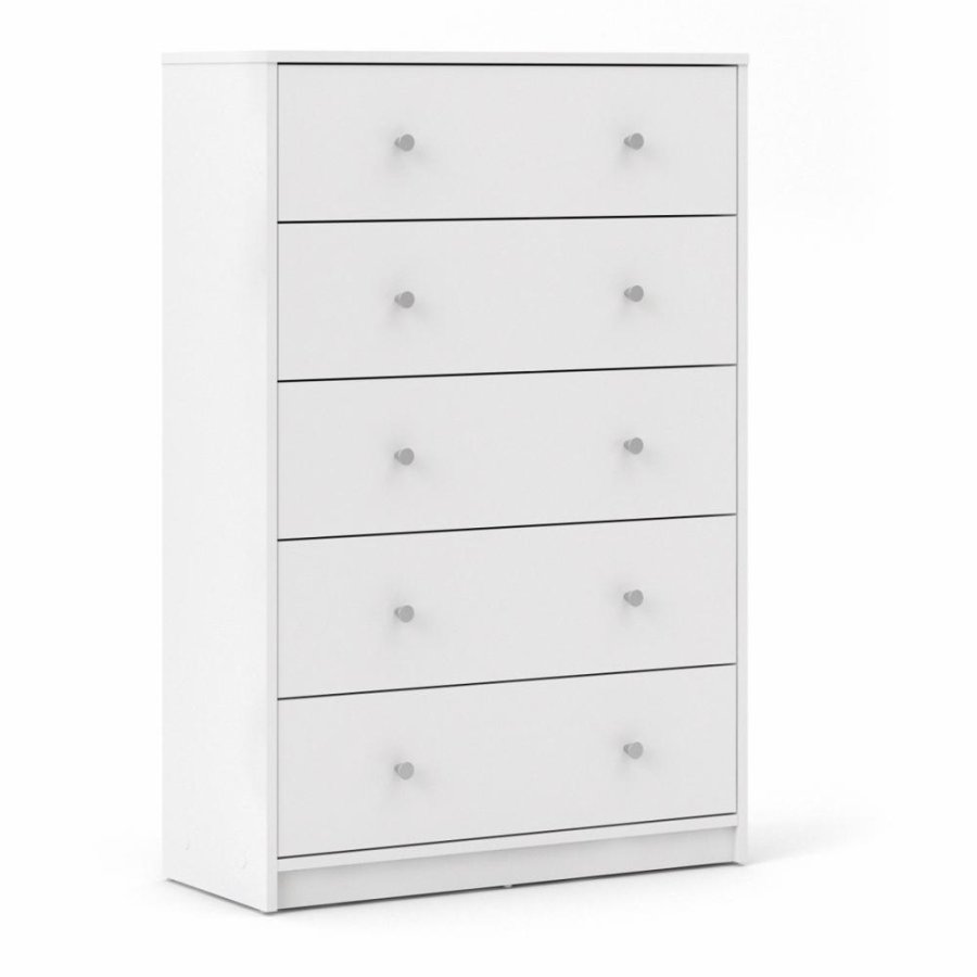 TVILUM May Kommode - weiß, mit 5 Schubladen