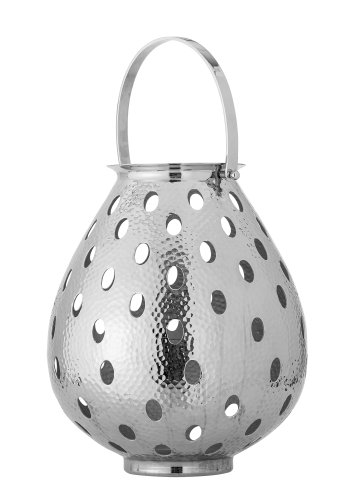 BLOOMINGVILLE Maika lanterne, m. hank - slv aluminium
