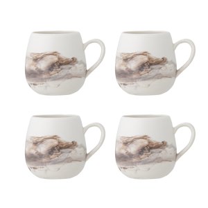 BLOOMINGVILLE Lyre kop, m. hank - brun stentj (D8xH8) (st af 4)