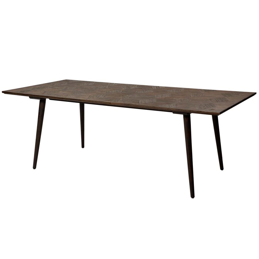 DAN-FORM rektangulrt Diamond spisebord - brun alm resirkulert tre (220x100)