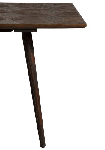 DAN-FORM rektangulrt Diamond spisebord - brun alm resirkulert tre (220x100)