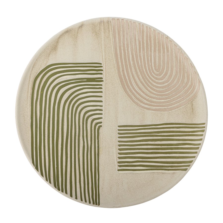 BLOOMINGVILLE Amica serveringsfat, rundt - rosa steinty (39)