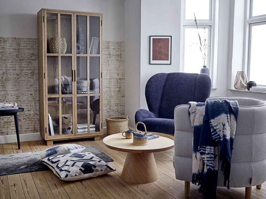 BLOOMINGVILLE Ingolf vase, brun, glass, L19,5xH26xB18 cm