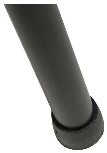 DAN-FORM Dolphin spisebordsstol - lysebrun lder og sort stl