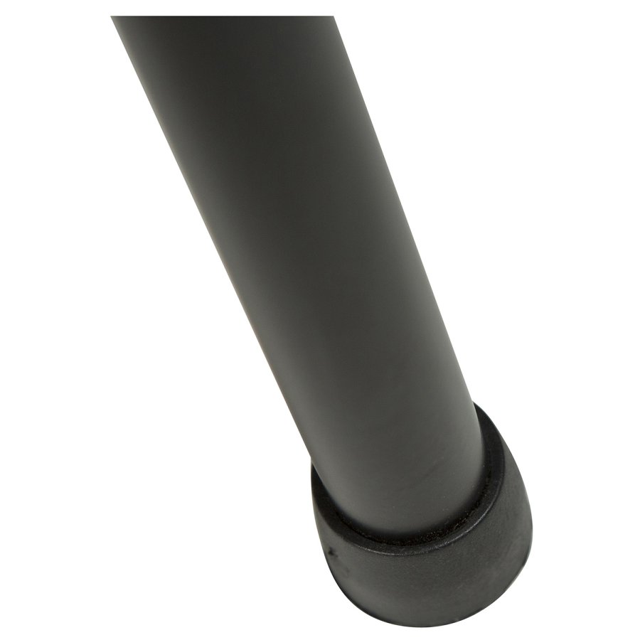 DAN-FORM Dolphin spisebordsstol - lysebrun lder og sort stl