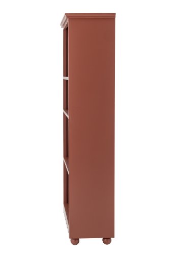 BLOOMINGVILLE Sasha Schrank, Rot, MDF (L66xH151,5xB32 cm)