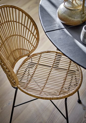 BLOOMINGVILLE Peron spisebord, svart, FSC 100%, eik