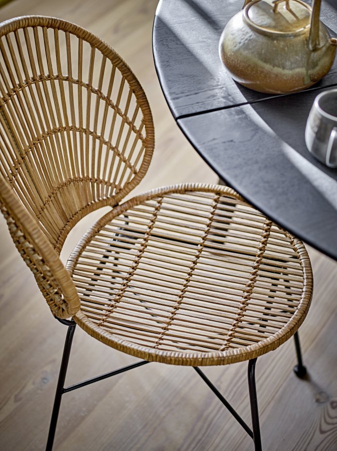 BLOOMINGVILLE Peron spisebord, svart, FSC 100%, eik