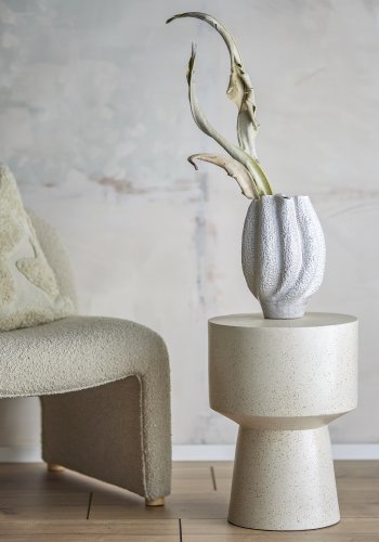 BLOOMINGVILLE Cove-vase, hvit, steinty