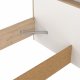 TVILUM Ikast Bett 140x190, Jackson Hickory / Weiß, 149,8 x 206 x 96,8 cm