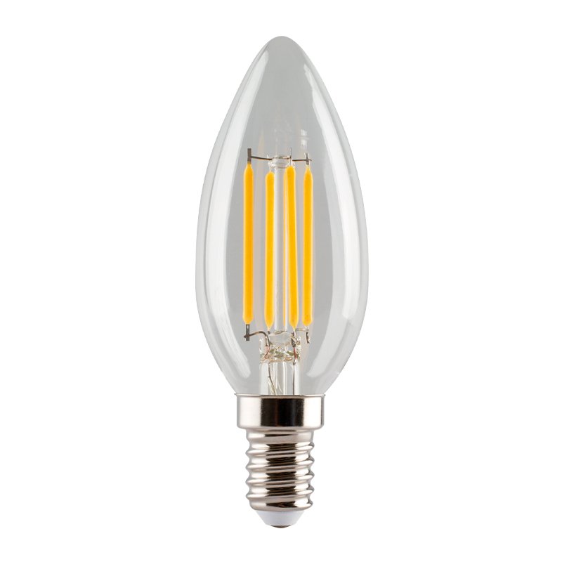 E3LIGHT LED Proxima B35 - E14, 4W, 470lm, 2700K, Klar