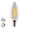 E3LIGHT LED Proxima B35 - E14, 4W, 470lm, 2700K, Dimmbar, Klar, CRI90