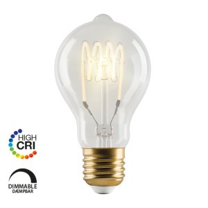E3LIGHT LED Vintage A60 E27 Spiral - 3W, 160lm, dimmbar, klar