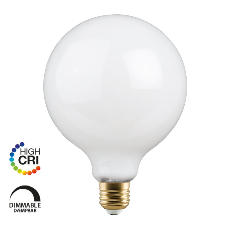 Vintage LED p�re G125 E27 - d�mpbar, opal, 7W, 806lm, 2700K