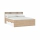TVILUM Ikast Bett mit 2 Schubladen 160x200, Jackson Hickory / Weiß, 169,8 x 216 x 96,8 cm