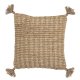 BLOOMINGVILLE Felina Kissen, Natur, Jute B: 45cm, L: 45cm