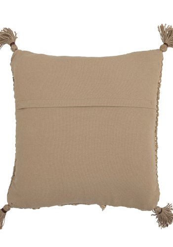 BLOOMINGVILLE Felina Kissen, Natur, Jute B: 45cm, L: 45cm