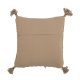 BLOOMINGVILLE Felina Kissen, Natur, Jute B: 45cm, L: 45cm