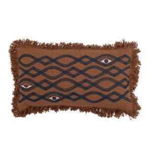 BLOOMINGVILLE Galia Pude, Brun, Bomuld W: 25cm, L: 50cm