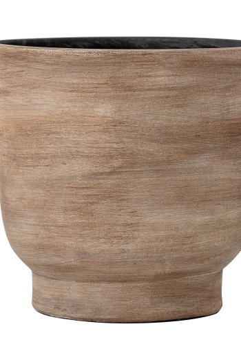 BLOOMINGVILLE Venca Dekorativer Blumentopf, Braun, Terrakotta