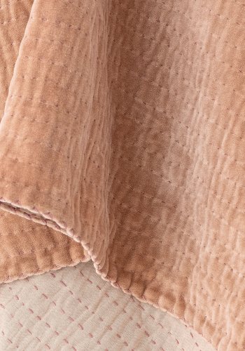 BLOOMINGVILLE Gamma Plaid, Rosa, Baumwolle B: 130cm, L: 150cm