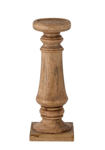 BLOOMINGVILLE Noore Pidestal Lysestake, Natural, Mango