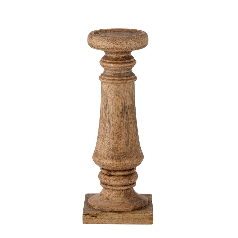 BLOOMINGVILLE Noore Pidestal Lysestake, Natural, Mango